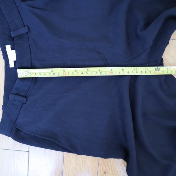 H&M Wide Leg Black Herringbone Pants, Size 6 - Picture 15 of 15